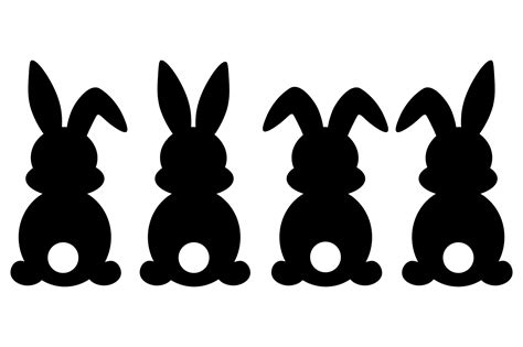 bunny silhouette.